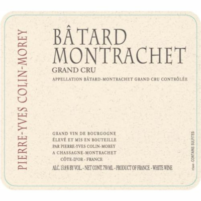Pierre-Yves Colin-Morey Batard-Montrachet Grand Cru 2022 (3x75cl)