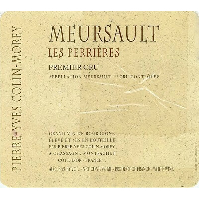 Pierre-Yves Colin-Morey Meursault 1er Cru Les Perrieres 2022 (3x75cl)