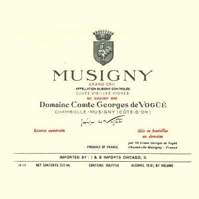 Comte Georges de Vogue Musigny Grand Cru Blanc 2022 (2x75cl)