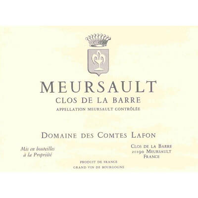 Comtes Lafon Meursault Clos de la Barre 2022 (1x150cl)