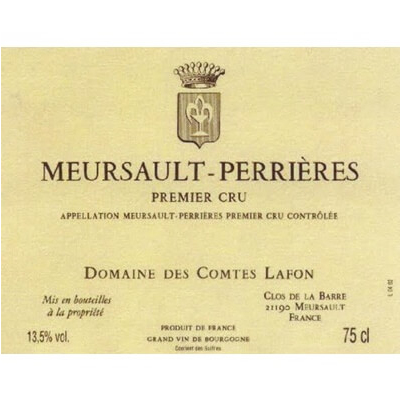 Comtes Lafon Meursault 1er Cru Perrieres 2022 (6x75cl)