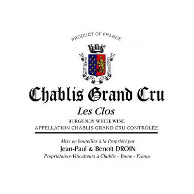 Jean-Paul Droin Chablis Grand Cru Les Clos 2022 (6x75cl)