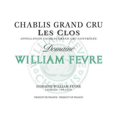 William Fevre Chablis Grand Cru Les Clos 2022 (12x75cl)