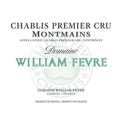 William Fevre Chablis 1er Cru Montmains 2022 (12x75cl)