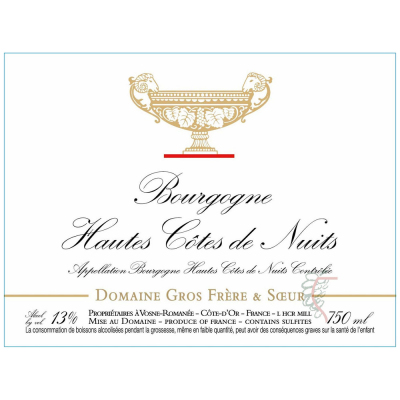 Gros Frere et Soeur Hautes Cotes De Nuits Blanc 2022 (6x75cl)