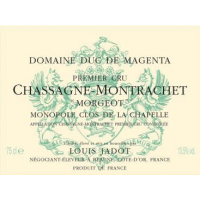 Louis Jadot Chassagne-Montrachet 1er Cru Blanc Morgeot  2022 (6x75cl)