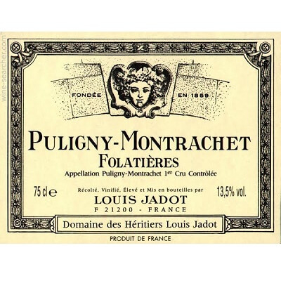 Louis Jadot Puligny-Montrachet 1er Cru Les Folatieres 2022 (6x75cl)