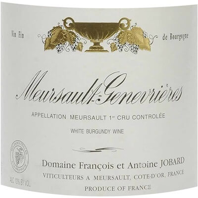 Antoine Jobard Meursault 1er Cru Les Genevrieres 2022 (3x75cl)