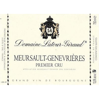 Latour-Giraud Meursault 1er Cru Genevrieres 2022 (6x75cl)