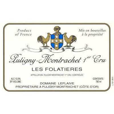 Leflaive Puligny-Montrachet 1er Cru Les Folatieres 2022 (3x150cl)