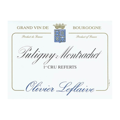 Olivier Leflaive Puligny-Montrachet 1er Cru Les Referts 2022 (3x75cl)