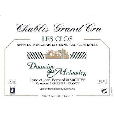 Malandes Chablis Grand Cru Les Clos 2022 (6x75cl)