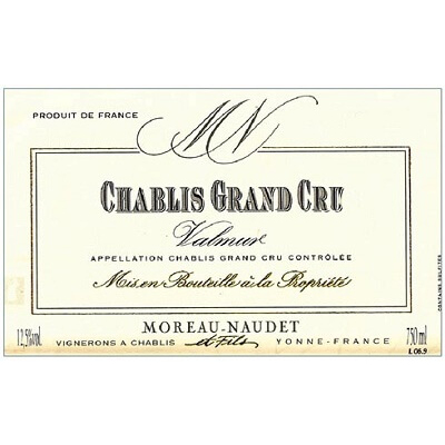 Moreau-Naudet Chablis Grand Cru Valmur 2022 (6x75cl)