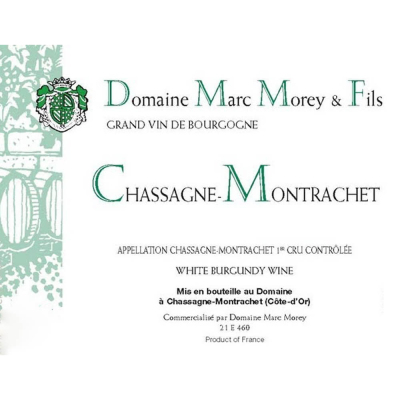 Marc Morey Chassagne-Montrachet Blanc 2022 (6x75cl)