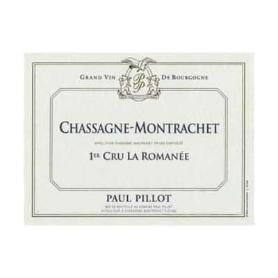 Paul Pillot Chassagne-Montrachet 1er Cru La Romanee 2022 (3x75cl)