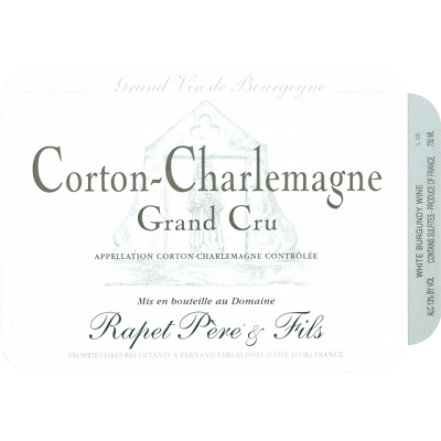 Rapet Pere & Fils Corton-Charlemagne Grand Cru 2022 (12x75cl)