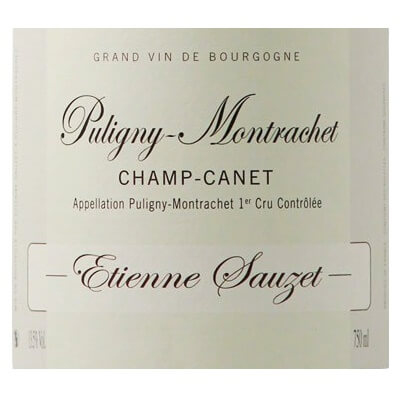 Etienne Sauzet Puligny-Montrachet 1er Cru Champ Canet 2022 (3x75cl)