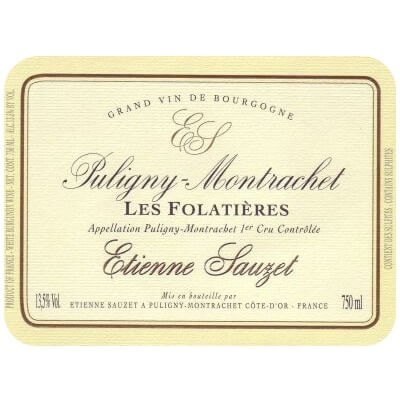 Etienne Sauzet Puligny-Montrachet 1er Cru Les Folatieres 2022 (1x75cl)