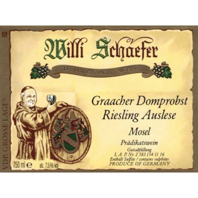Willi Schaefer Graacher Domprobst Riesling Auslese Nr11 2015 (6x75cl)