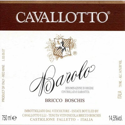 Cavallotto Barolo Bricco Boschis 2017 (1x75cl)