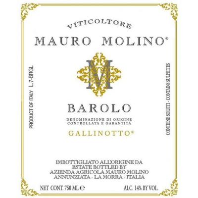 Mauro Molino Barolo Gallinotto 2017 (6x150cl)