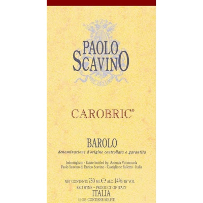 Paolo Scavino Barolo Carobric 2004 (6x75cl)