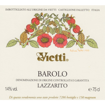 Vietti Barolo Lazzarito 2017 (1x75cl)