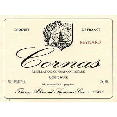 Thierry Allemand Cornas Reynard 2018 (12x75cl)