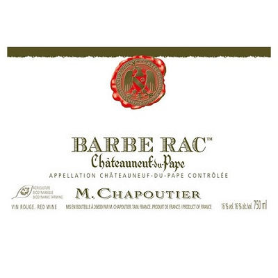 Chapoutier Chateauneuf-du-Pape Barbe Rac 2017 (6x75cl)