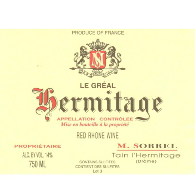 Marc Sorrel Hermitage Le Greal 2020 (6x75cl)