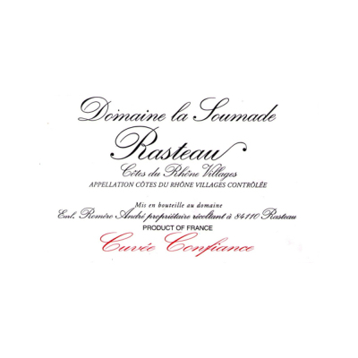 La Soumade Rasteau Cuvee Confiance 2017 (6x75cl)