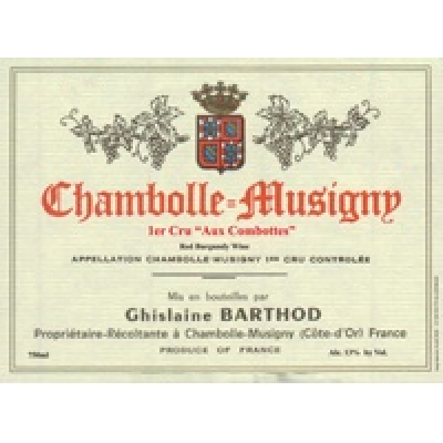 Ghislaine Barthod Chambolle-Musigny 1er Cru Aux Combottes 2022 (1x75cl)