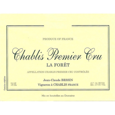 Jean-Claude Bessin Chablis 1er Cru Forets 2022 (1x75cl)