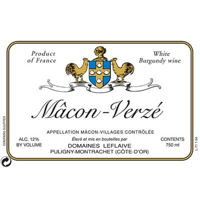 Leflaive Macon-Verze 2022 (1x75cl)