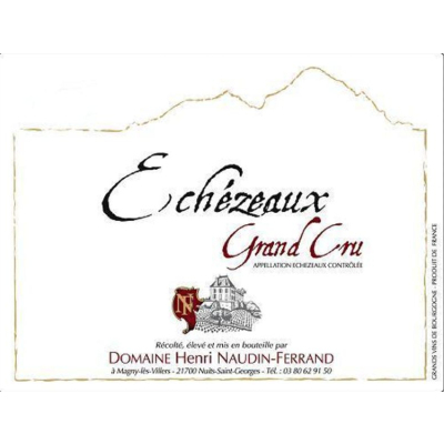Henri Naudin-Ferrand (Claire Naudin) Echezeaux Grand Cru 2022 (3x75cl)