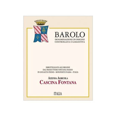 Cascina Fontana Barolo 2017 (1x150cl)