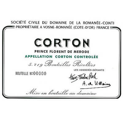 Domaine de la Romanee-Conti Corton Grand Cru 2022 (2x75cl)