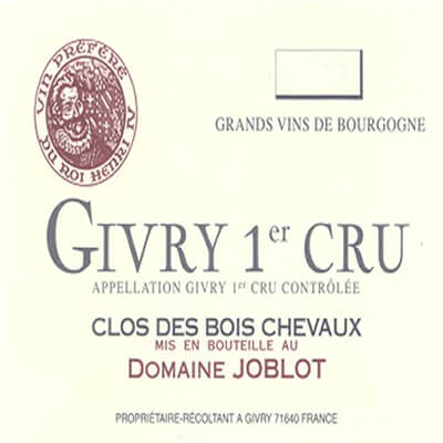 Joblot Givry 1er Cru Les Bois Chevaux 2022 (12x75cl)