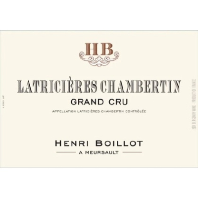 Henri Boillot Latricieres-Chambertin Grand Cru 2021 (1x75cl)