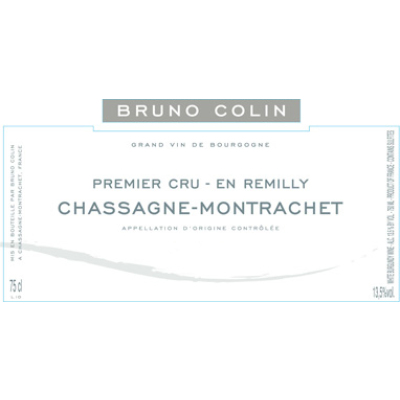 Bruno Colin Chassagne-Montrachet 1er Cru En Remilly 2022 (3x75cl)