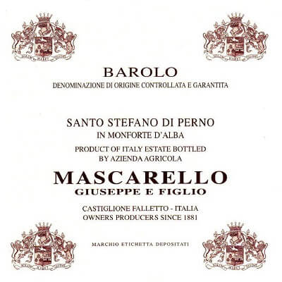 Giuseppe Mascarello Barolo Santo Stefano di Perno 2017 (6x75cl)