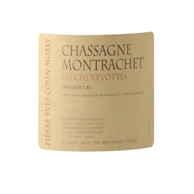 Pierre-Yves Colin-Morey Chassagne-Montrachet 1er Cru Les Chenevottes 2022 (6x75cl)