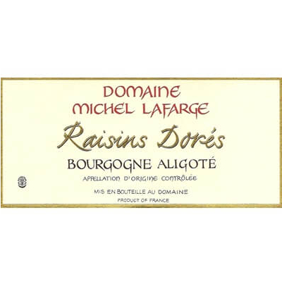 Michel Lafarge Bourgogne Aligote Raisins Dores 2022 (12x75cl)