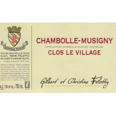 Felettig Chambolle-Musigny Clos Le Village 2022 (1x75cl)