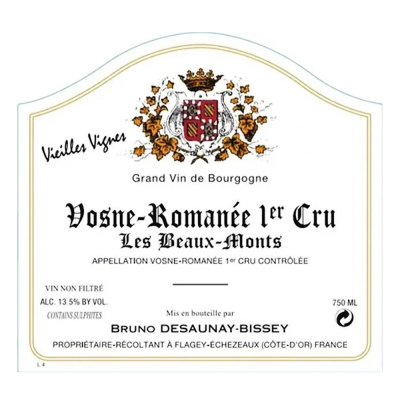 Desaunay-Bissey Vosne-Romanee 1er Cru Beaux-Monts 2022 (6x75cl)