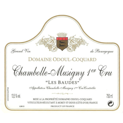Odoul Coquard Chambolle-Musigny 1er Cru Baudes 2022 (6x75cl)