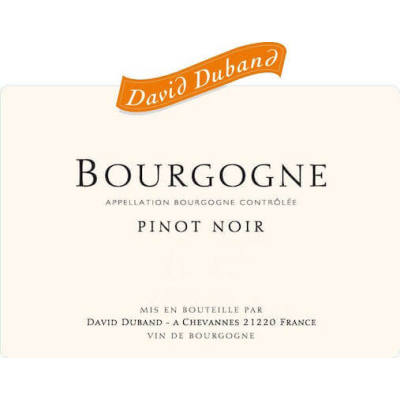 David Duband Bourgogne Pinot Noir 2022 (6x75cl)