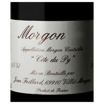 Jean Foillard Morgon Cote Du Py 2019 (12x75cl)