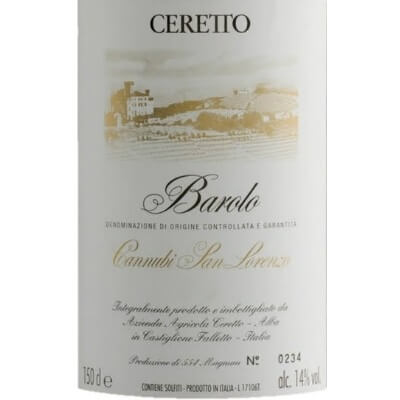 Ceretto Barolo Cannubi San Lorenzo 2012 (1x150cl)