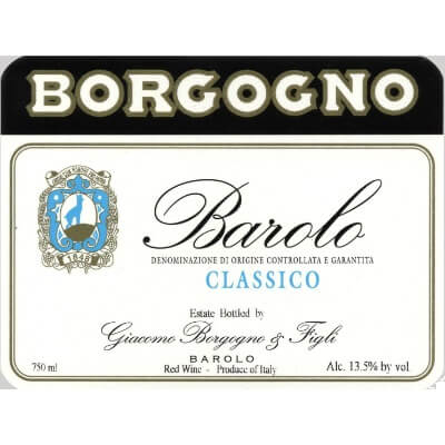 Giacomo Borgogno Barolo Classico 2017 (1x150cl)